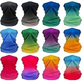 12pcs Cooling Neck Gaiter for Men Women Summer Gaiters Sun Protection Face Covering Balaclava Bandana