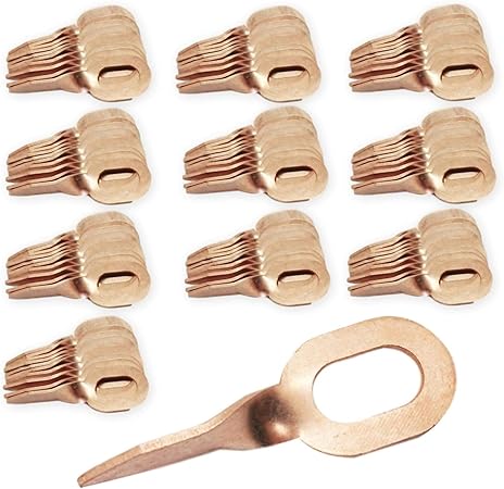 Amazon アウプル スタッド溶接機用 ねじり ワッシャー 100個セット 銅メッキ 引き出し 板金 通電 防錆 自動車 補修 ねじり 100 ボディ フェンダー補修ツール 車 バイク