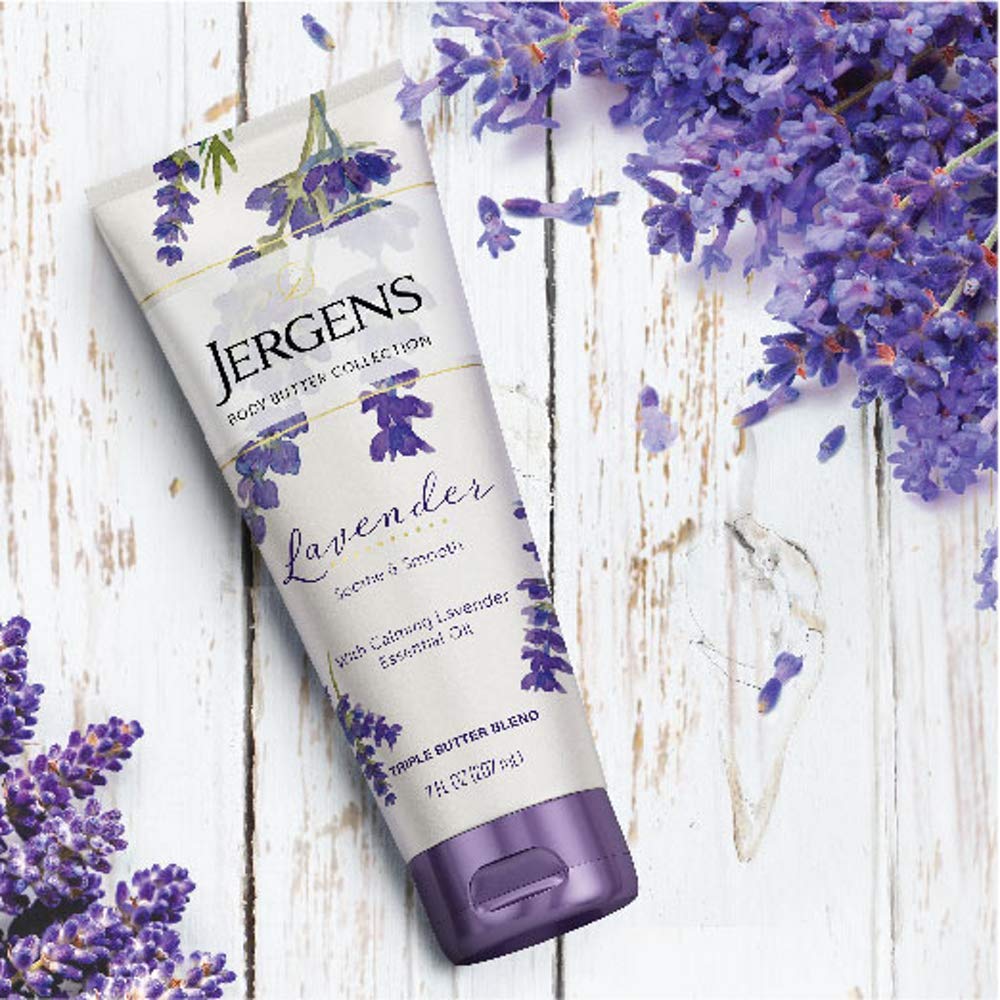 Jergens Jergens Rose Body Butter, 7 Ounce Lotion, With Camellia Essential Oil, for Indulgent Moisture, Rose, 7.0 Fl Ounce: Beauty