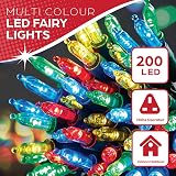 The Christmas Workshop 75280 200 Multicoloured LED Fairy Lights 22.9m view 4