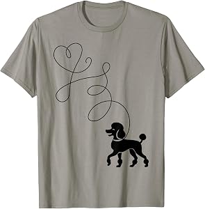 Poodle Dog Lovers 50s Sock Hop Rockabilly 1950s Dance Doo T-Shirt