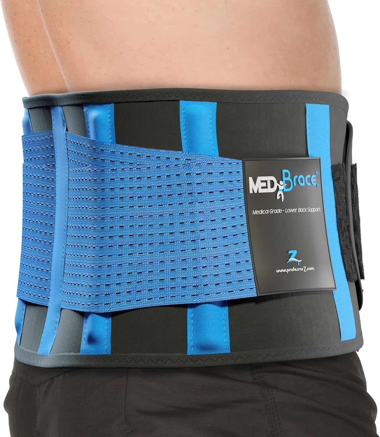 Back Support Belt Back Brace for Lower Lumbar Pain Relief for Men and Women - Medical Grade Orthopaedic Waist Compression for Sciatica Nerve, Scoliosis, Disc or Lifting at Work