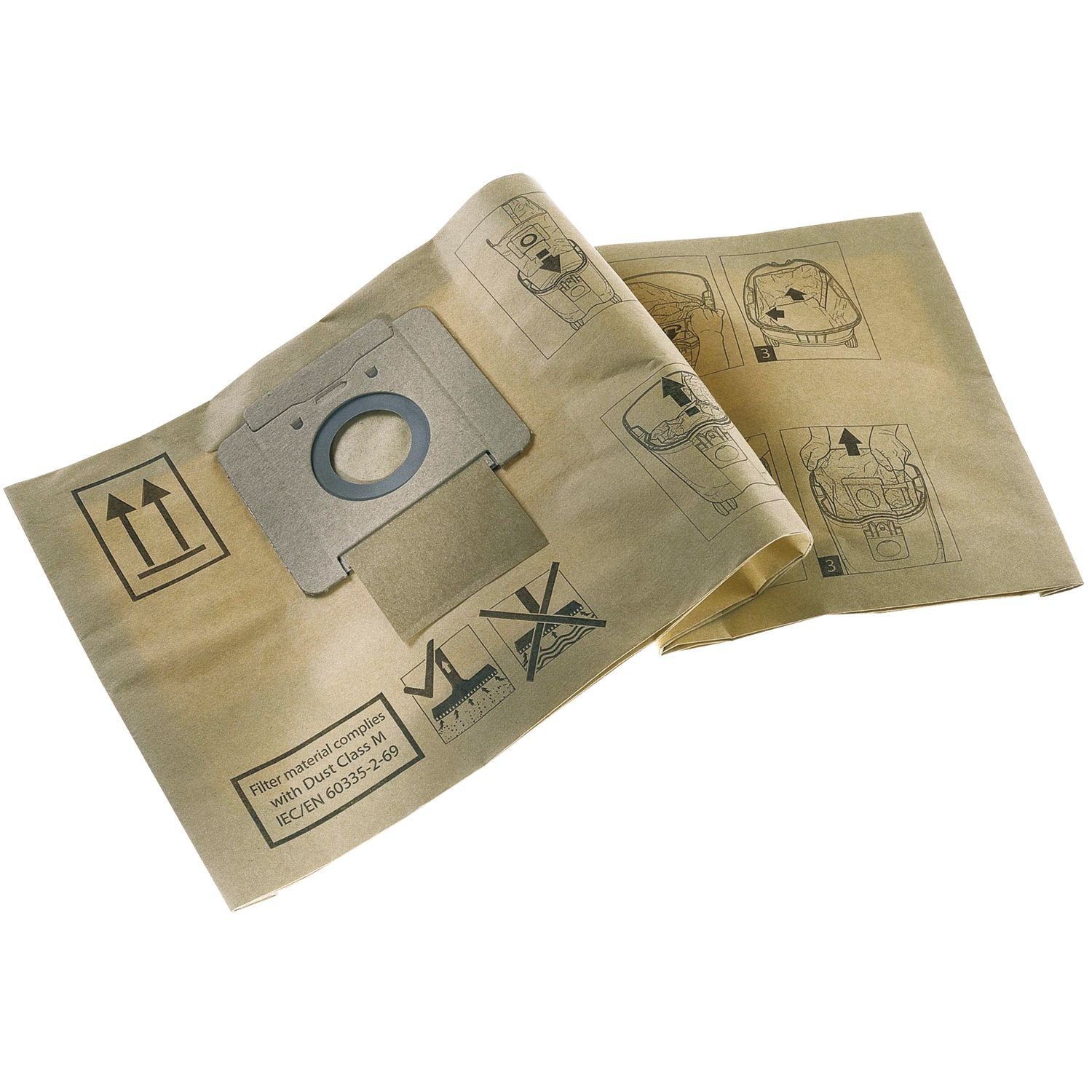 PROTOOL Filter Bags to Abssaug VCP 633582 320 E, VCP 321 L Pack of 1