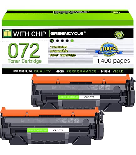Amazon.com: TCT 072 Compatible Black Toner Cartridge for Canon 072