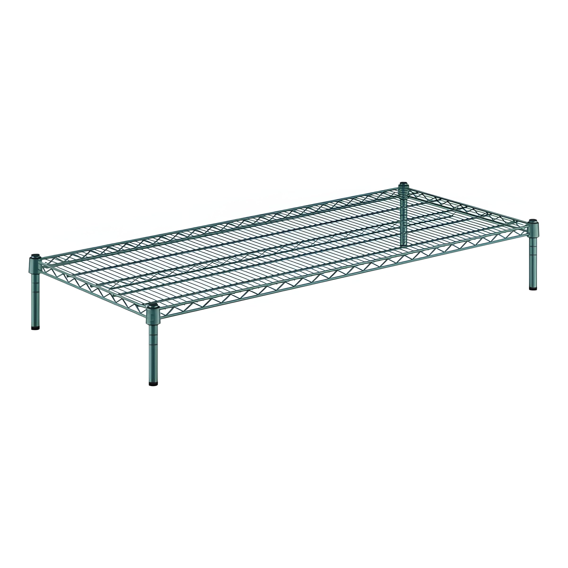 Zedfire 24" x 54" x 8" Green Epoxy Wire Storage
