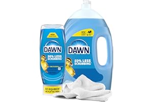 Daley Mint Ultra Dishwashing Liquid Cleaners | EZ Squeze Bottle, 14.7oz + XL Refill Bottle, 70oz Towel | Handy Dish Wash Soap (84.7oz Total)