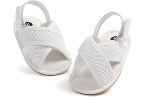 WILLFUN Baby Boys Girls Summer Sandals Closed-Toe Infant Soft Rubber Sole Outdoor Shoes for Toddler First Walkers