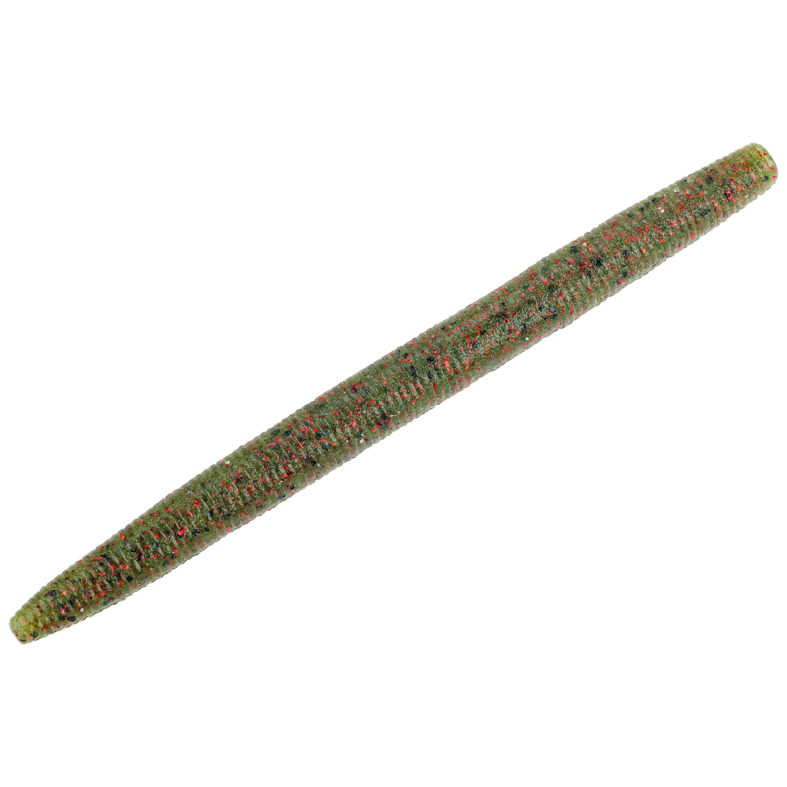 Strike King Zero Bait (Pack of 6) (Watermelon Red Flake, 5-Inch)