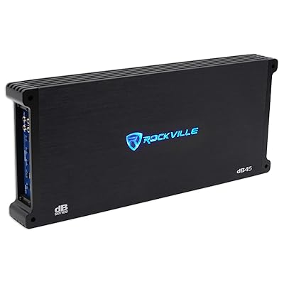 Rockville dB45 3200 Watt/800w CEA RMS 4 Channel Amplifier Car Stereo Amp, Loud