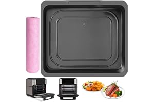 Air Fryer Grill Pan for Instant Vortex Plus10 Quart, 10.1 * 9’’ Food Grade Nonstick Replacement Rack Parts Tray Grill Crisper