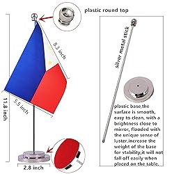 Philippines Filipino Desk Table Flag, Small Mini