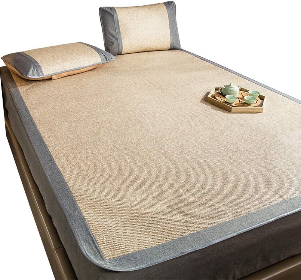 Amazon.com: CHENGXI Rattan Ice Silk Mat Summer Bedding Set Cooling