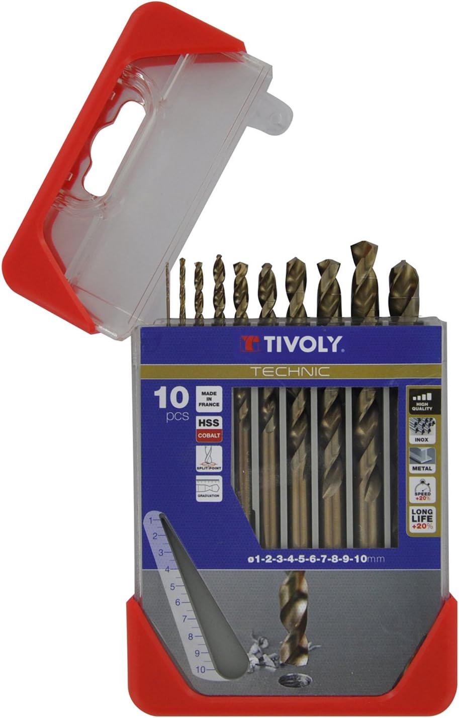 TIVOLY, High-Performance Metal Drills Set, Special Drilling for Stainless Steel and Resistant Steels - Image 4