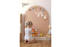 Orelle MagicWall | Magnetic Wall Decal Arch | Peel and Stick Magnetic Chalkboard for Wall | Kids Wall Decals | Playroom Essen