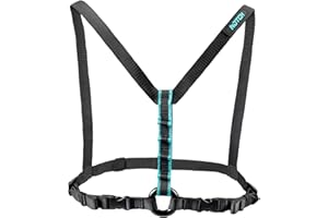 Notch Chester SRS Chest Harness Purpose Built for SRT Climbing, made from Lightweight and Durable Nylon Webbing, Multiple Attachment Points, Fits Chest Size 29"- 50" (99443)