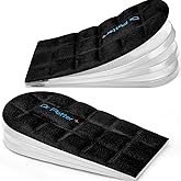 DR. Potter+ 4 Layers Adjustable Height Increase Insoles, 1 Inch Heel Lift for Leg Length Discrepancies, Heel Cushions for Heel Spurs and Heel Pain, Heel Inserts for Women and Man (Black, Large)