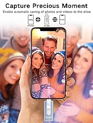 SCICNCE 512GB Photo Stick for Phone, 4 in 1 USB