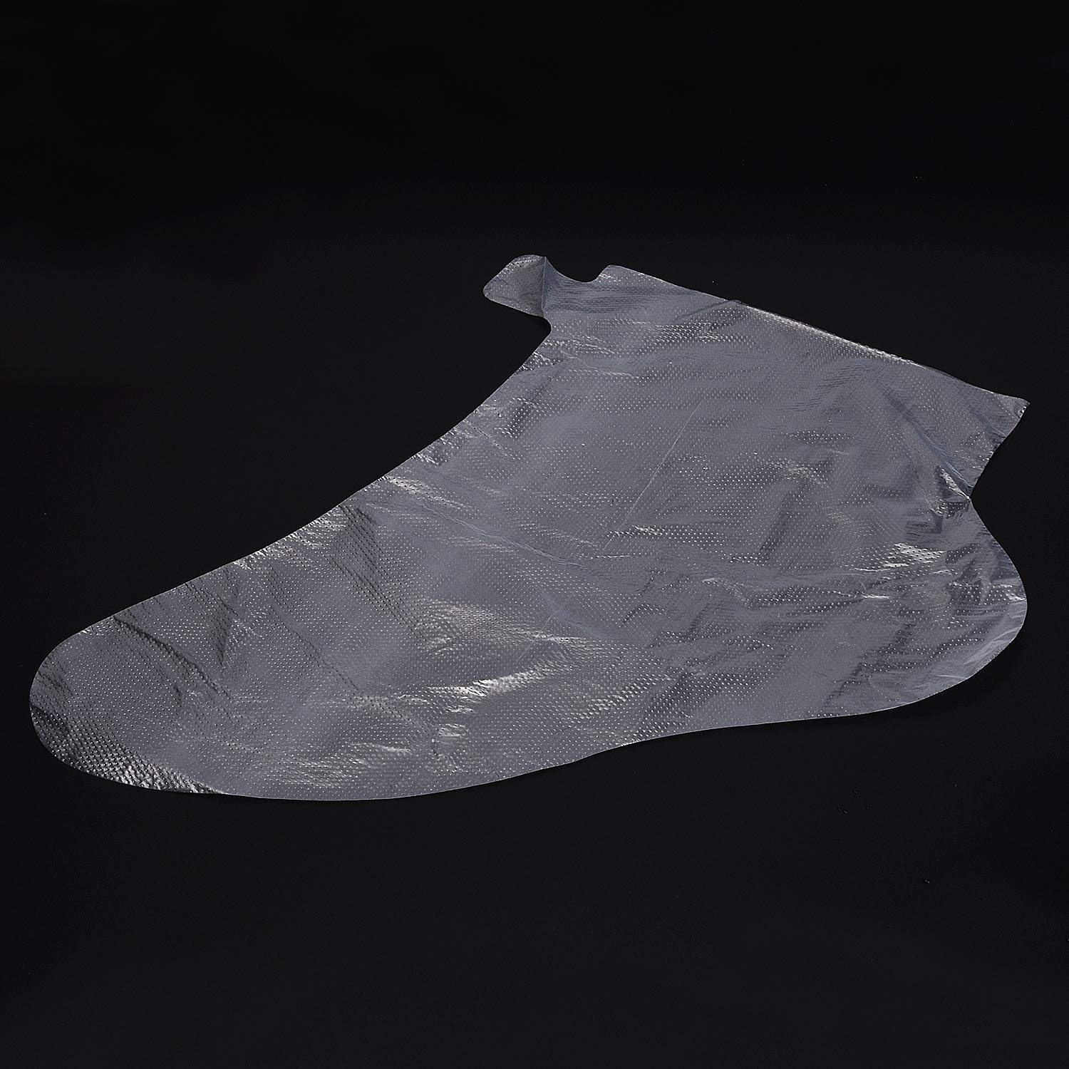 200PCS Clear Plastic Disposable Booties, Paraffin Bath Liners for Foot Pedicure Hot Spa Wax Treatment, Larger Thicker Thermal Therapy Feet Covers Bags Plastic Socks Liners XL : Beauty
