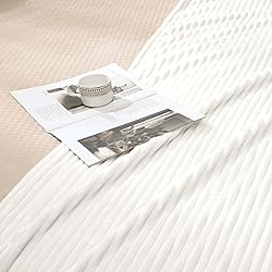 Vessia Flannel Fleece Twin Size Blanket for