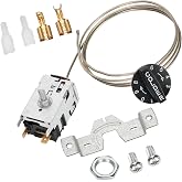 Upgraded 800393 Temperature Control Kit | Compatible with true Refrigerator Parts,Freezer TC/TSD/T/GDM/GEM Series Thermostat,Replaces 800306,831932,461387