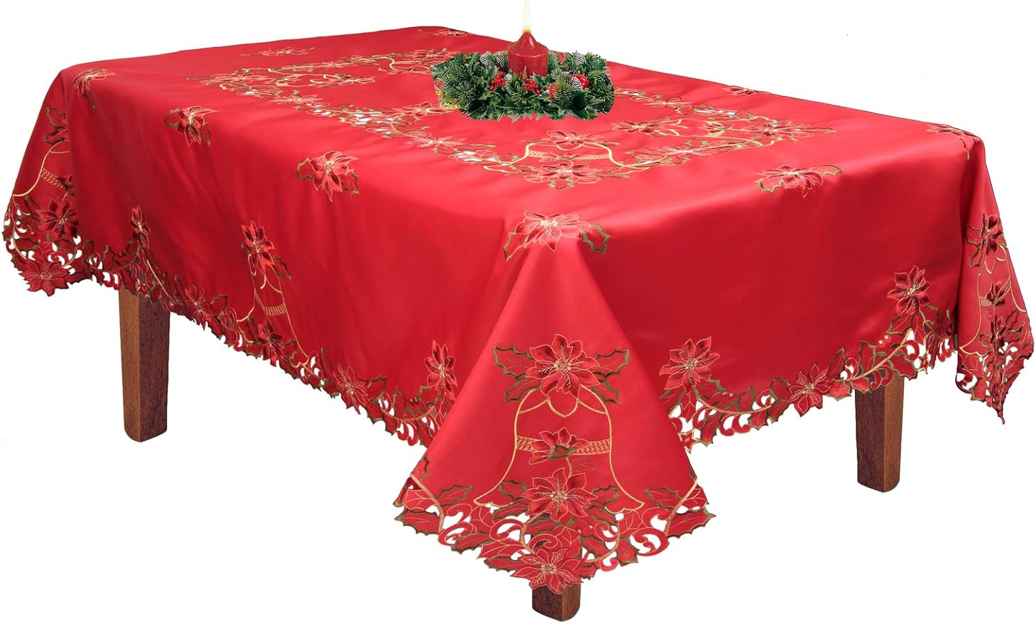 Best table cloth 60′ x 126′, with matching napkins