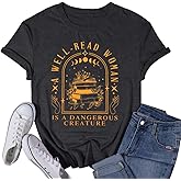 Book Shirt for Women Reading Teacher Shirts Book Lover Tshirt Cute Bookworm Teacher Short Sleeve Tops