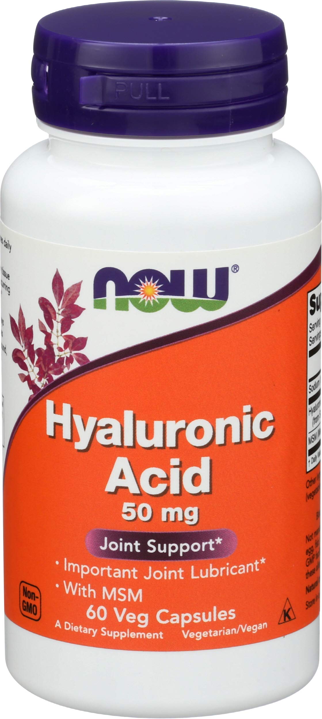 NOW Foods Hyaluronic Acid and Msm, 60 Vcaps by NOW Foods