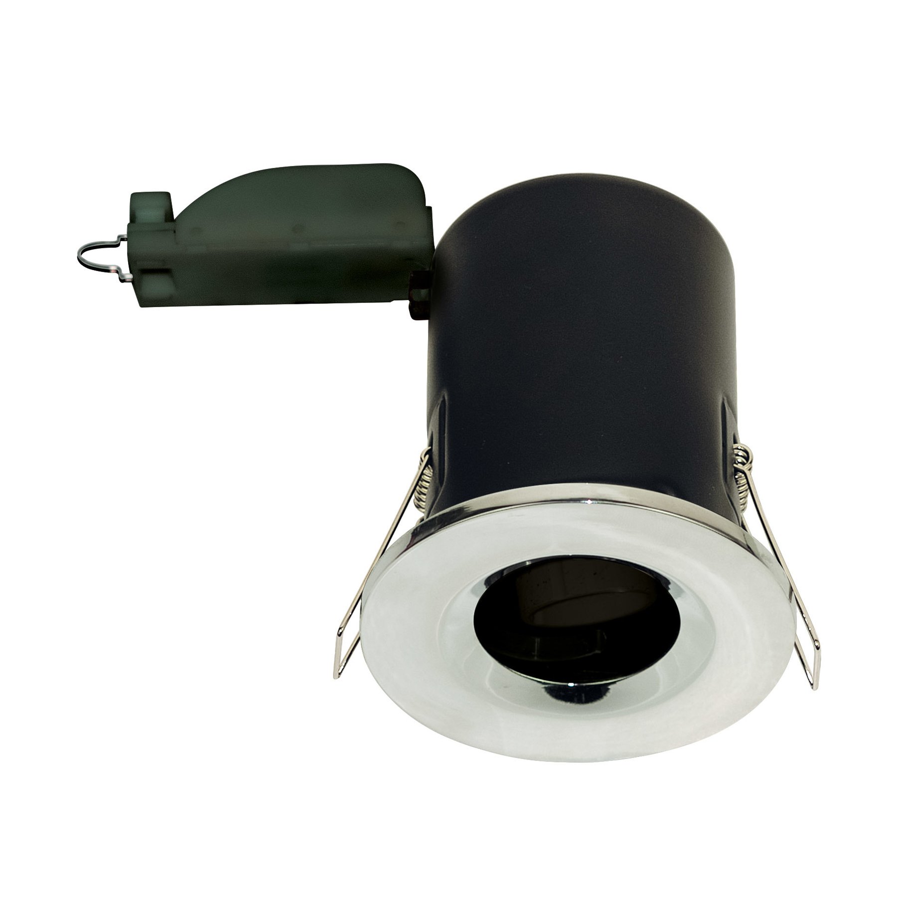 Luceco Fixed Fire Rated GU10 Downlight, Polished Chrome