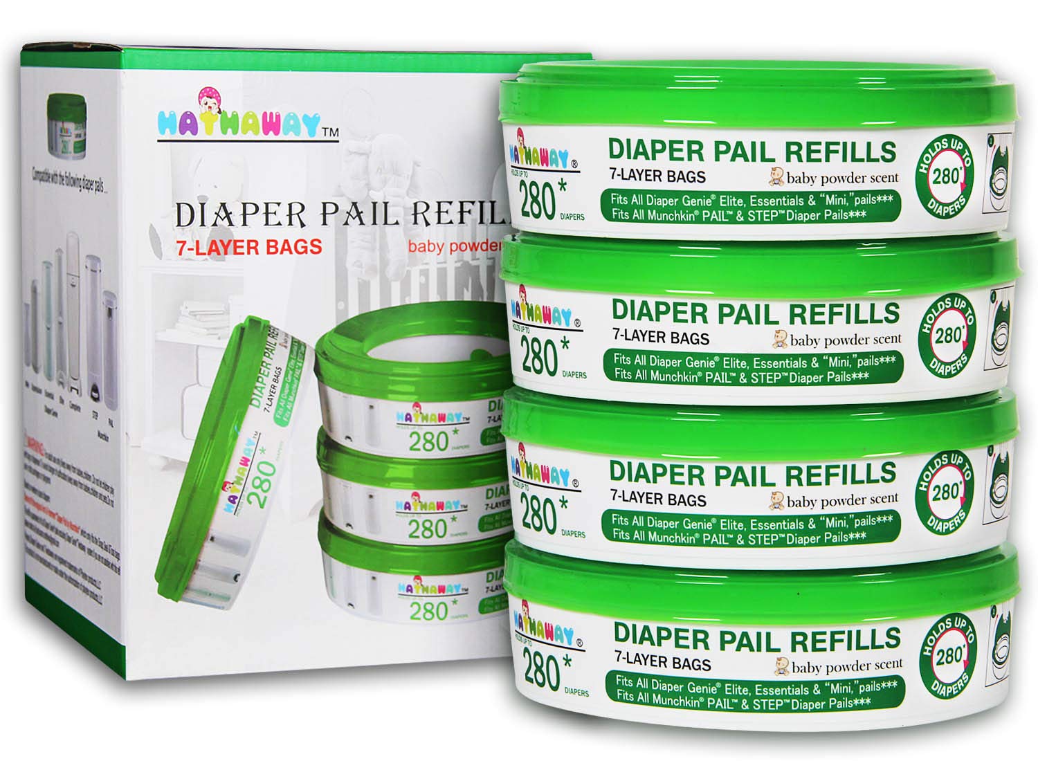 scented diaper genie bags