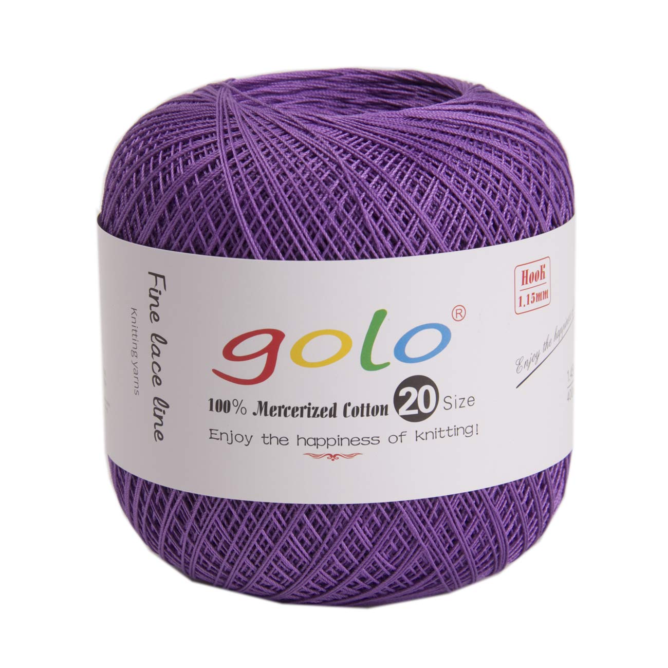 golo Crochet Thread Size 20 Yarn for Hand Knitting Embroidery Thread