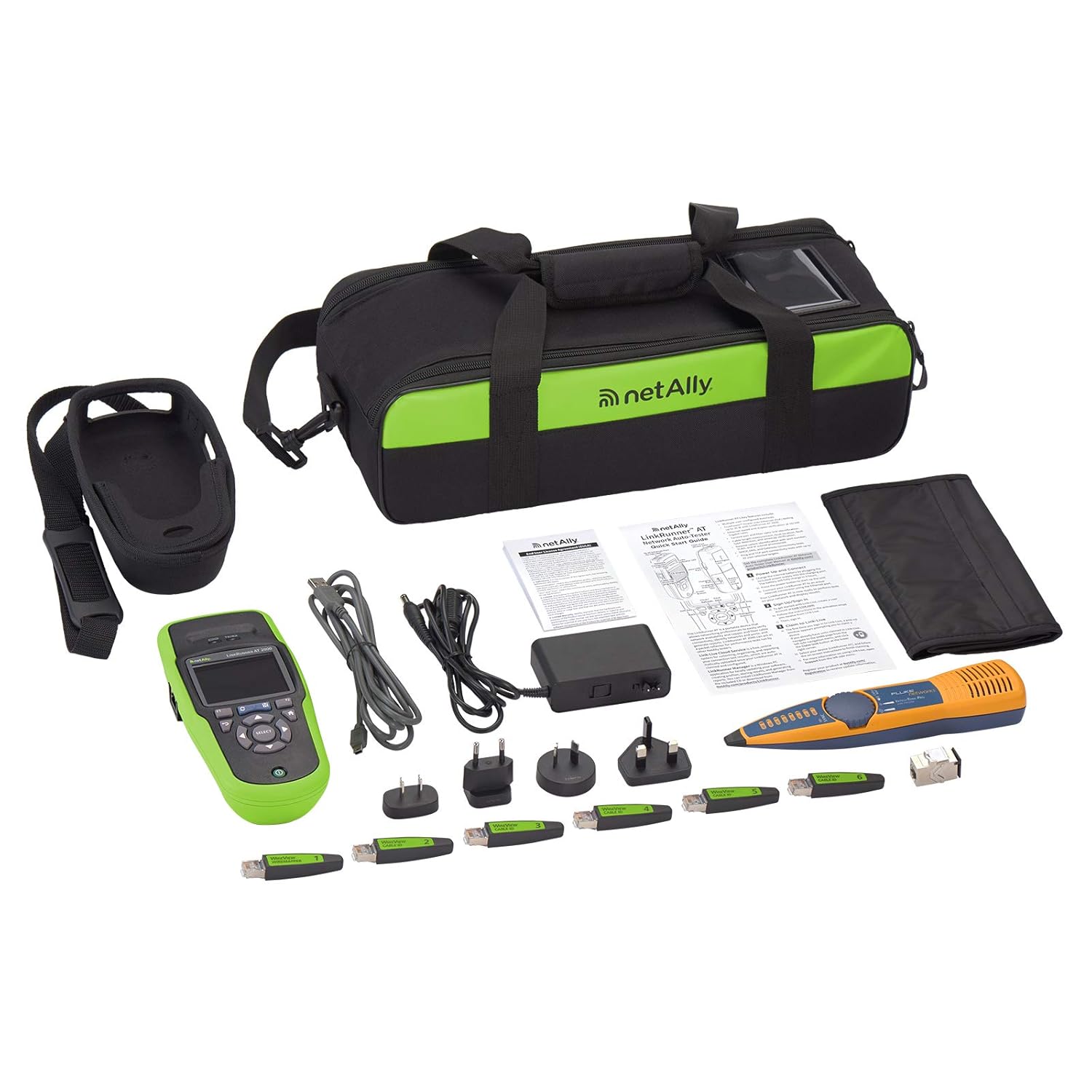 Fluke Networks LRAT2000Kit LinkRunner at and IntelliTone Pro Copper