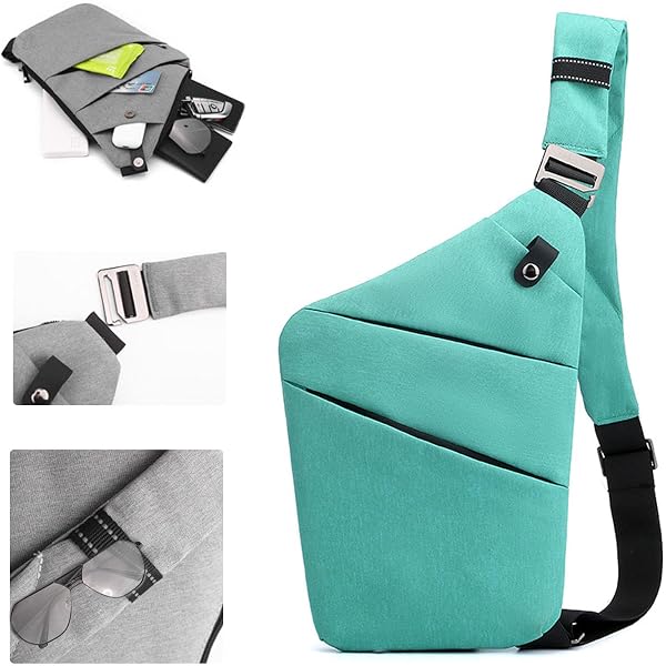 Anti Theft Travel Crossbody Bag - Waterproof Foldable Purse With Multiple Pockets For Phone, Wallet, Essentials - View #3