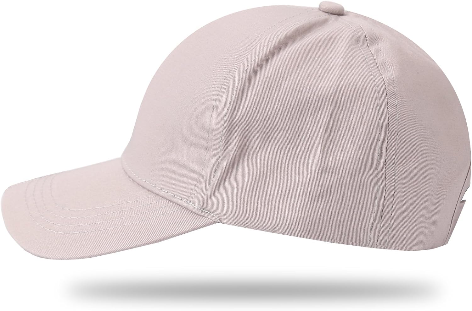 NeuFashion Ponycap Messy High Bun Ponytail Adjustable Mesh Trucker Baseball Cap Hat, Black, One Size at  Women’s Clothing store