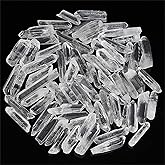 0.45lb Clear Quartz Crystal Points Natural Healing Crystals Tumbled Polished Bulk Stones for Meditation Yoga Chakra Reiki Balancing Crystal Therapy Gemstones Crystals 1.18”-1.96"
