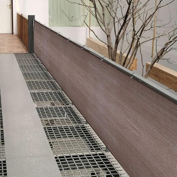 Heng Fengベランダ目隠しシェード オーニング 600 80cm モカ 3年間の安心保証 Diy 工具 ガーデン Amazon