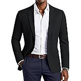 PJ PAUL JONES Men's Lightweight Sport Coat Casual One Button Blazer Breathable Sportcoat