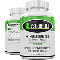 Estrohalt- Estrogen-Blocker for Men & Women DIM Supplement Vitamins (Diindolylmethane) & Indole 3 Carbinol (I3C) Natural Anti