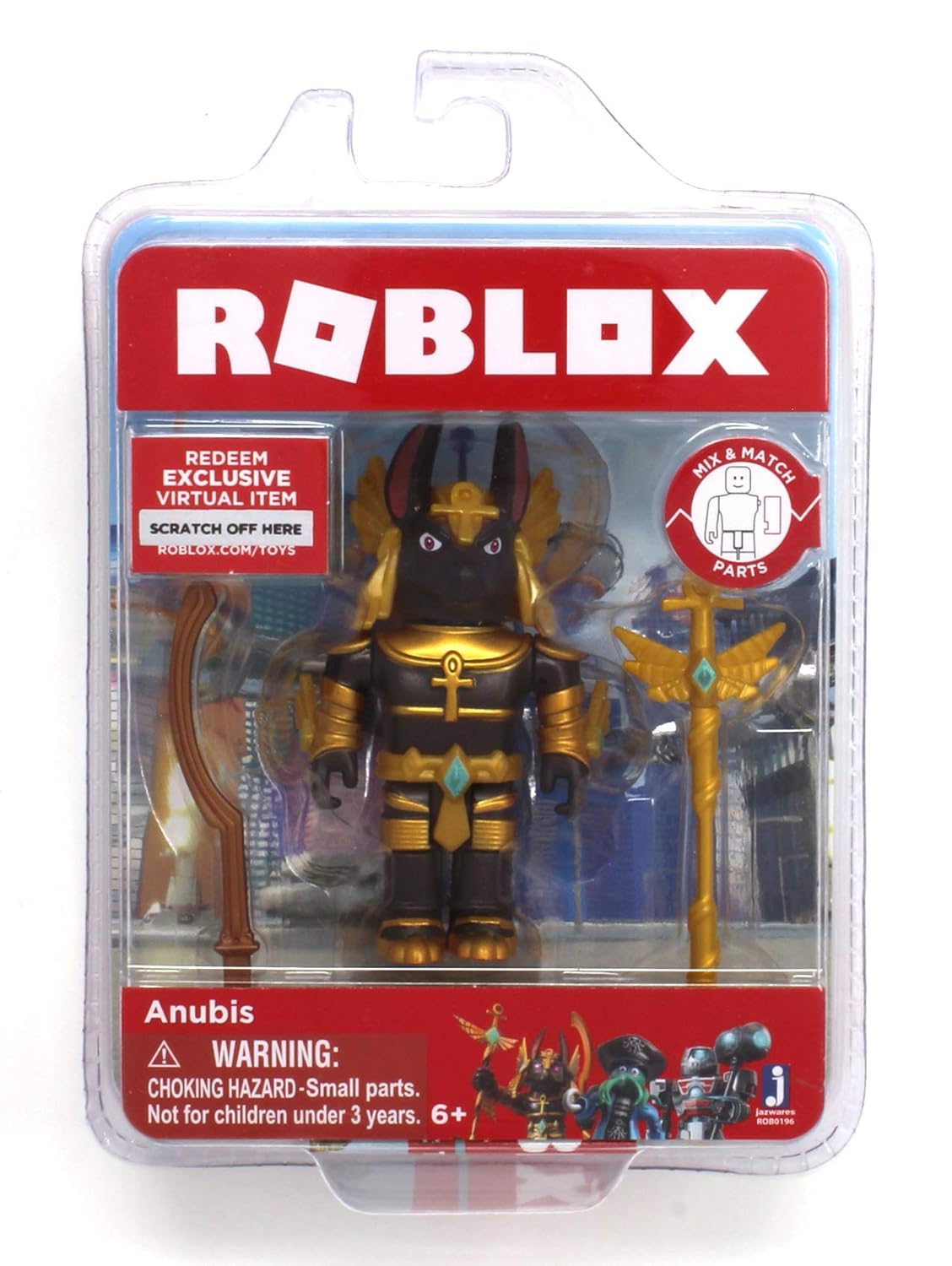 Amazon Com Roblox Anubis Single Figure Core Pack With Exclusive - amazon com roblox anubis single figure core pack with exclusive virtual item code toys games