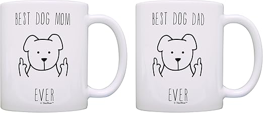 dog mom and dad mugs