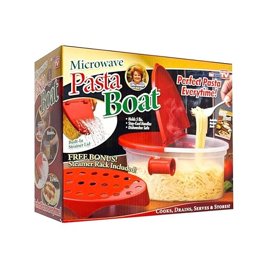 Perfect Pasta Cooker resistente al calor PP barco microondas ...