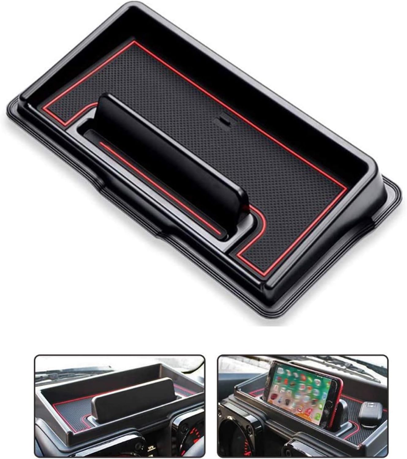 Dashboard Storage Tray Car Dashboard Storage Box Organiser Dash Mat Car