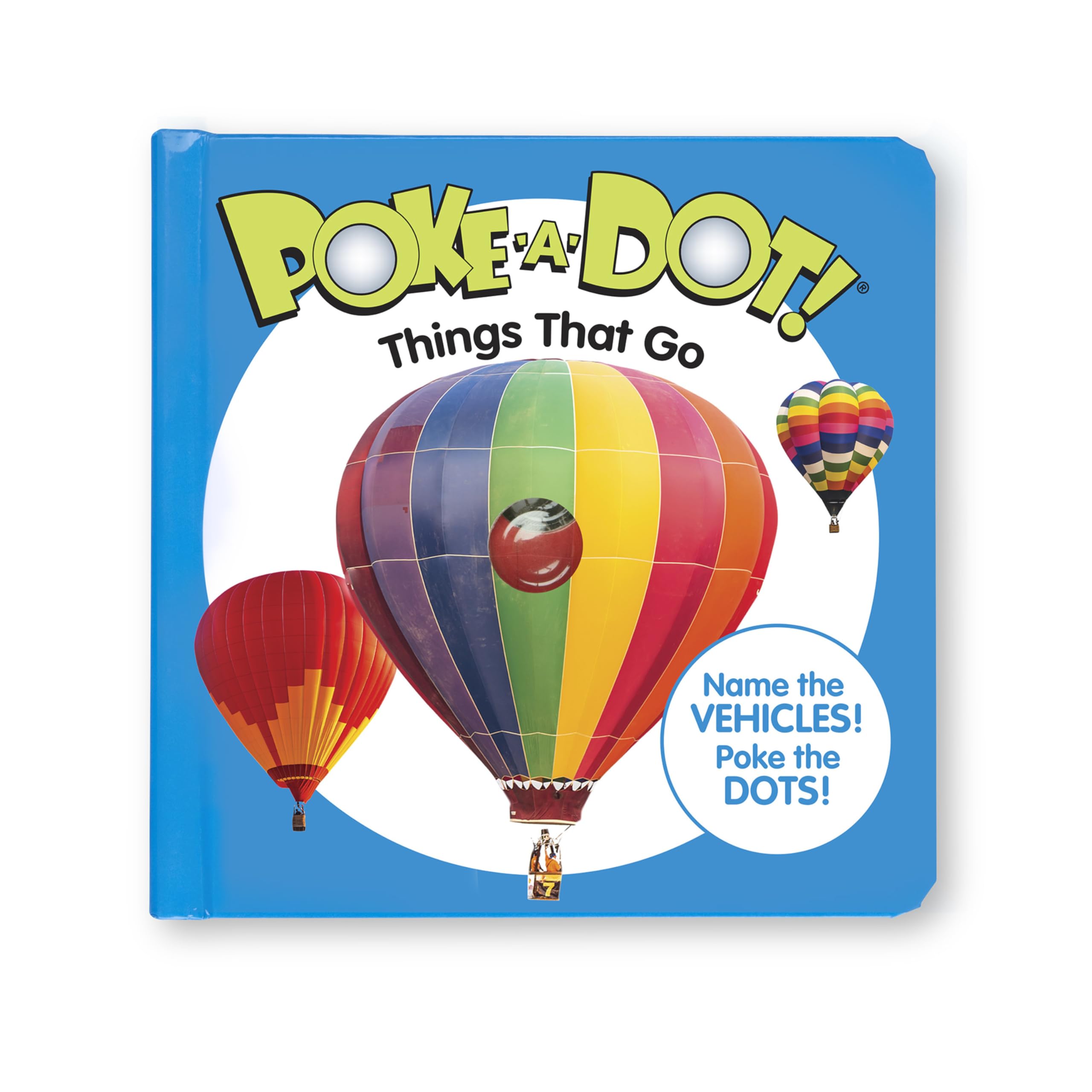 Melissa & Doug Poke-a-Dot Things That Go | Activity Books - Books | 3+ | Gift for Boy or Girl