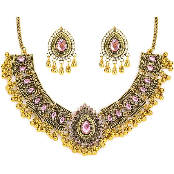 Amazon.com: Indian Wedding Bridal Traditional Bohemian Jewellery