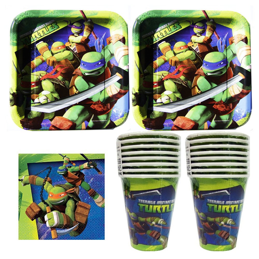 Best Ninja Turtle Party Plates Napkins Cups