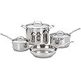 Cuisinart 77-7 Chef's Classic Stainless 7-Piece Cookware Set,Silver