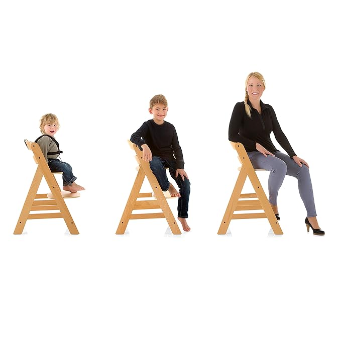 hauck alpha  wooden highchair