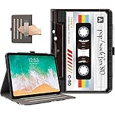 Lokigo for iPad Air 13 inch Case (M3 2025 / M2 2024) / iPad Pro 12.9 inch Case (6th/5th/4th/3rd Generation 2022/2021/2020/2018), with Pencil Holder & Auto Wake/Sleep, Black