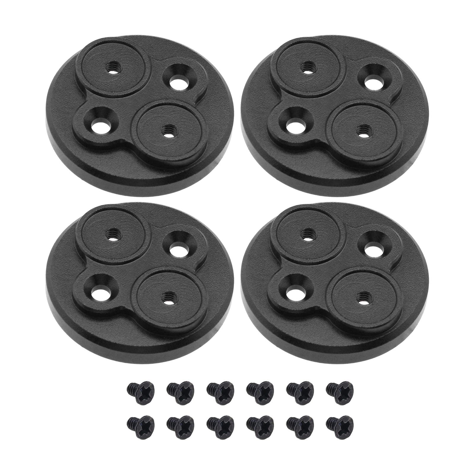 Be In Your Mind 4PCS Aluminum Motor Cover Caps Engine Covers Motor Bonnet Compatible with DJI Mavic Mini 2 Dustproof Waterproof Scratchproof Protection Mounts Cover Drone Accessory Black