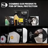Big Fudge 25x Crystal Clear LP Outer Sleeves 3 mil Polypropylene 12.75" x 12.75" view 6