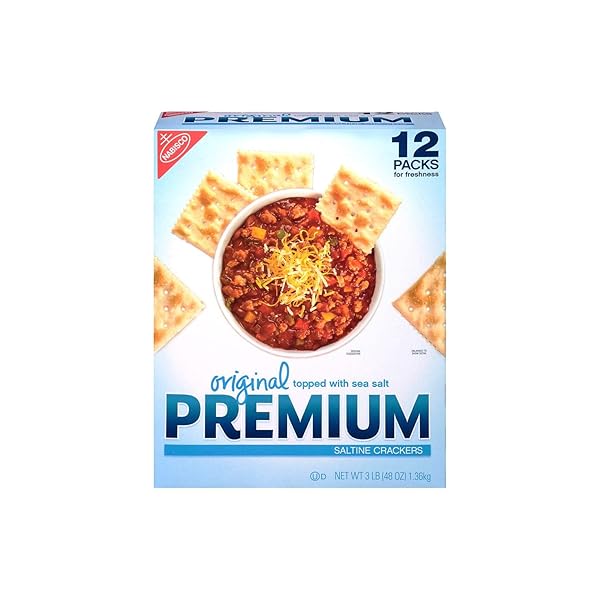 NABISCO PREMIUM SALTINE CRACKERS – 3 LB. BOX
